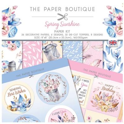 The Paper Boutique Spring Sunshine Designpapier - Paper Kit